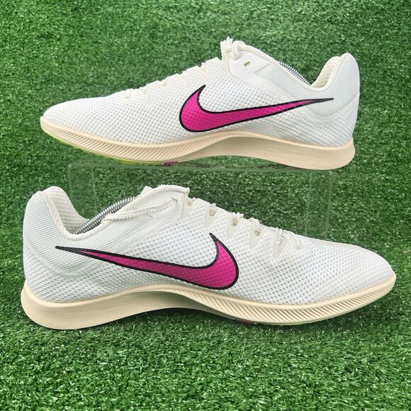 Nike Zoom Rival Track Field Distance Men's 12.5 Cleats w/ Spikes Pink DC8725-101 - Picture 13 of 17